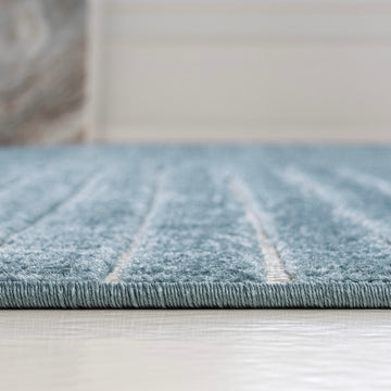 Skagen Minimalist Curve Geometric Area Rug